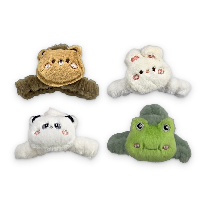 Hayvanlı Peluş Mandal Toka